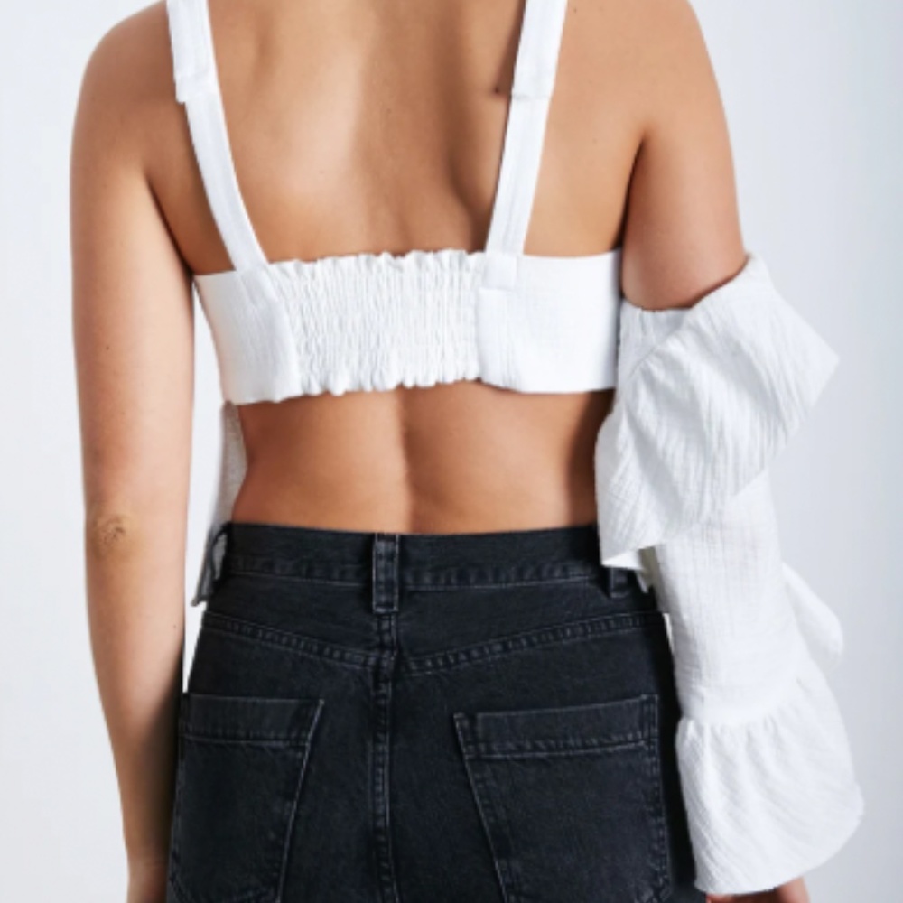 Rachel Comey White Cotton Shirt size 4 - Picture 5 of 5